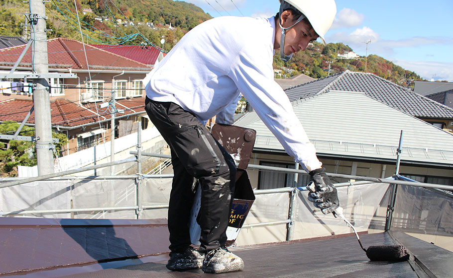 PM1：00　塗装作業2